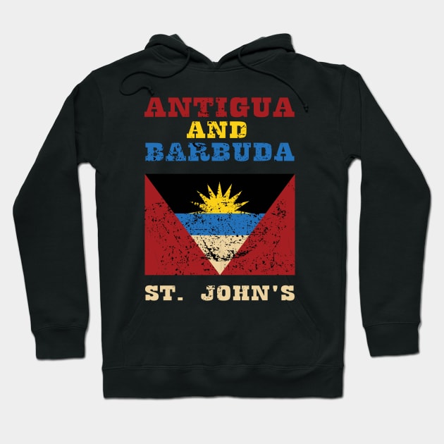 Flag of Antigua and Barbuda Hoodie by KewaleeTee